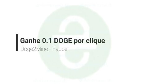 Finalizado - Faucet - Doge2Moon - 0.1 por clique saque com 25, bora!