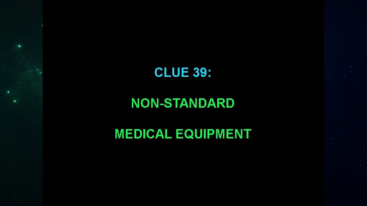 Clue 39 (Andrew Burlington's The "Alien Interview" Video Analysis)