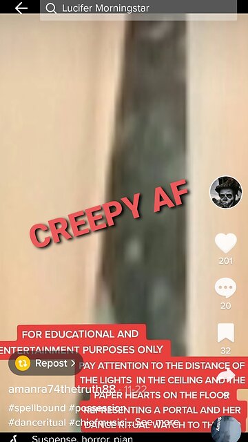 I don't know if this is real but it is creepy AF🤯 watch until the end