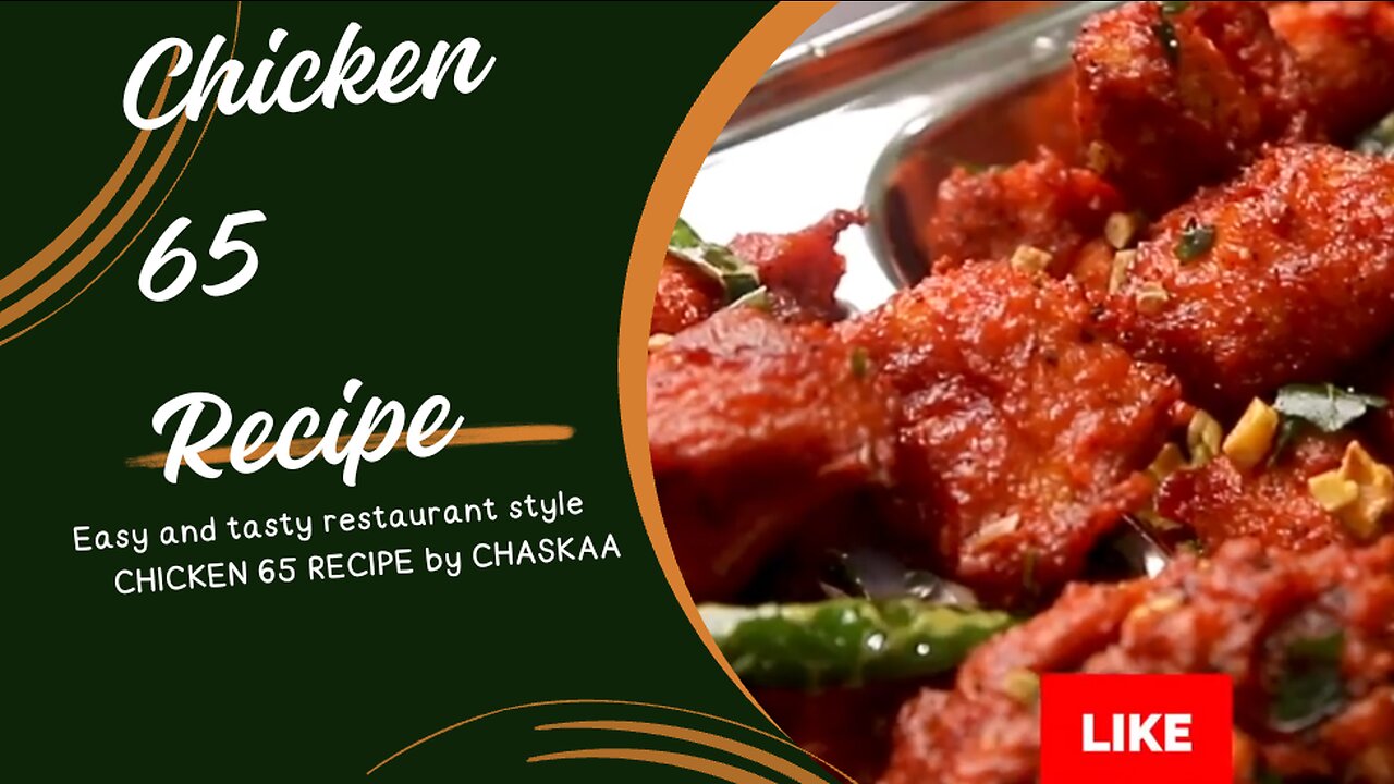 Best and Easy Restaurant Style Chicken 65 Recipe _ Chicken 65 Recipe _ CHASKAA