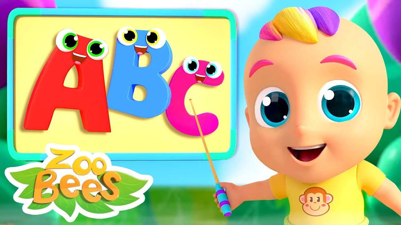 ABC Song | Alphabets Song For Kids | Songs For Babies | Nursery Rhymes with Zoobees | Kids Song