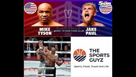 Mike Tyson v. Jake Paul Boxing Match - REACTION - Sports Guyz - Episode 39