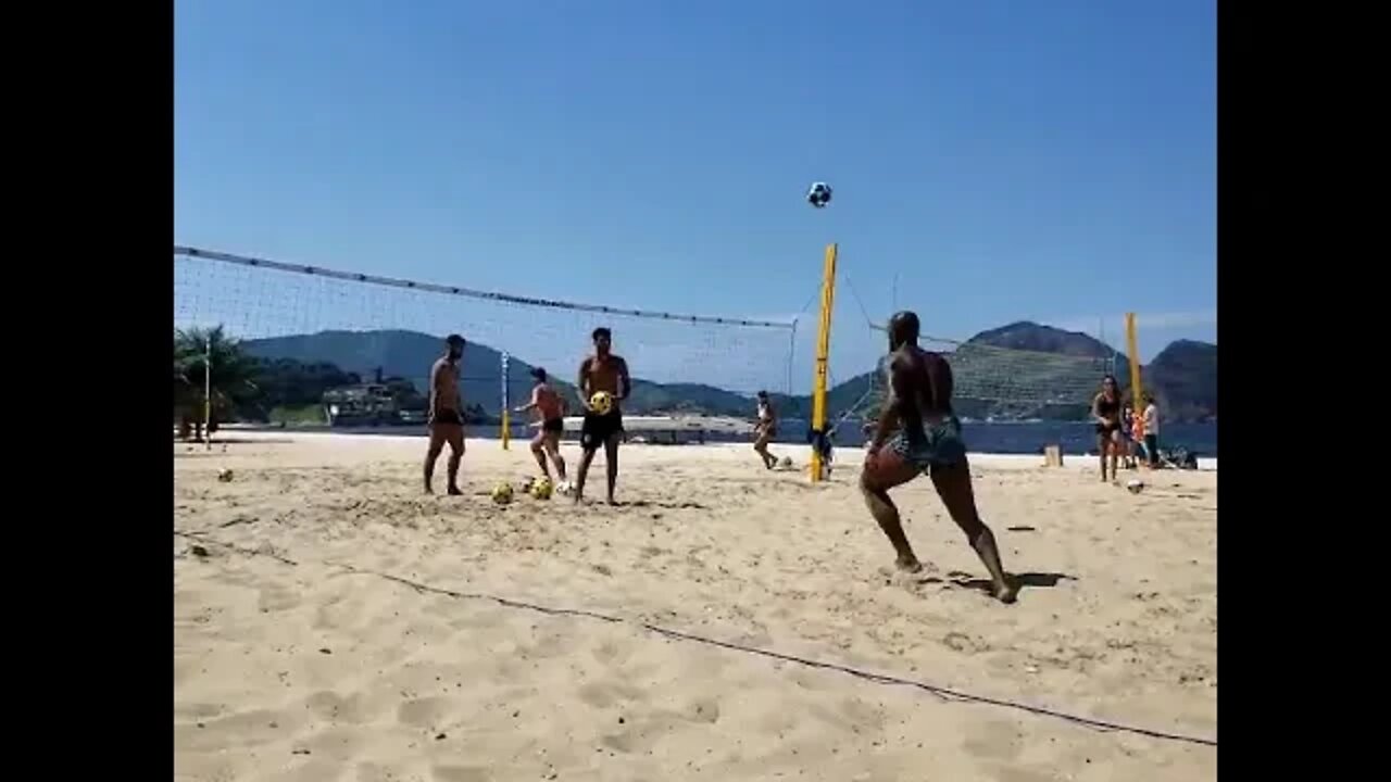 Treino de futevolei : Defesa + Diagonal longa - CT GUANABARA FUTEVOLEI - NITERÓI