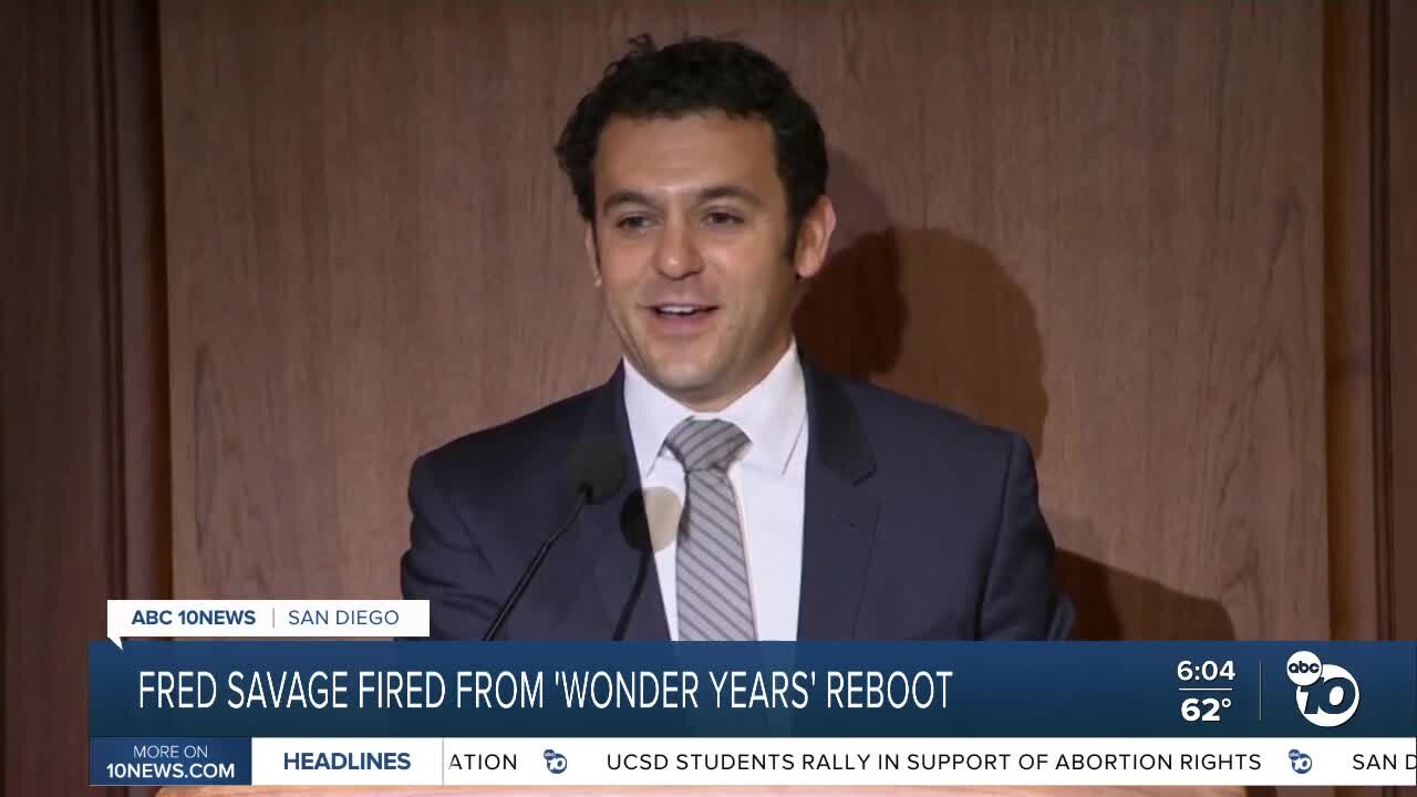 Fred Savage fired from 'The Wonder Years' reboot