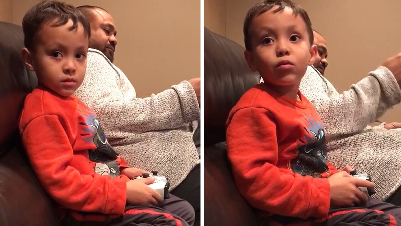 Brother Hilariously Disapproves Of Mom Being Pregnant With Baby Sister