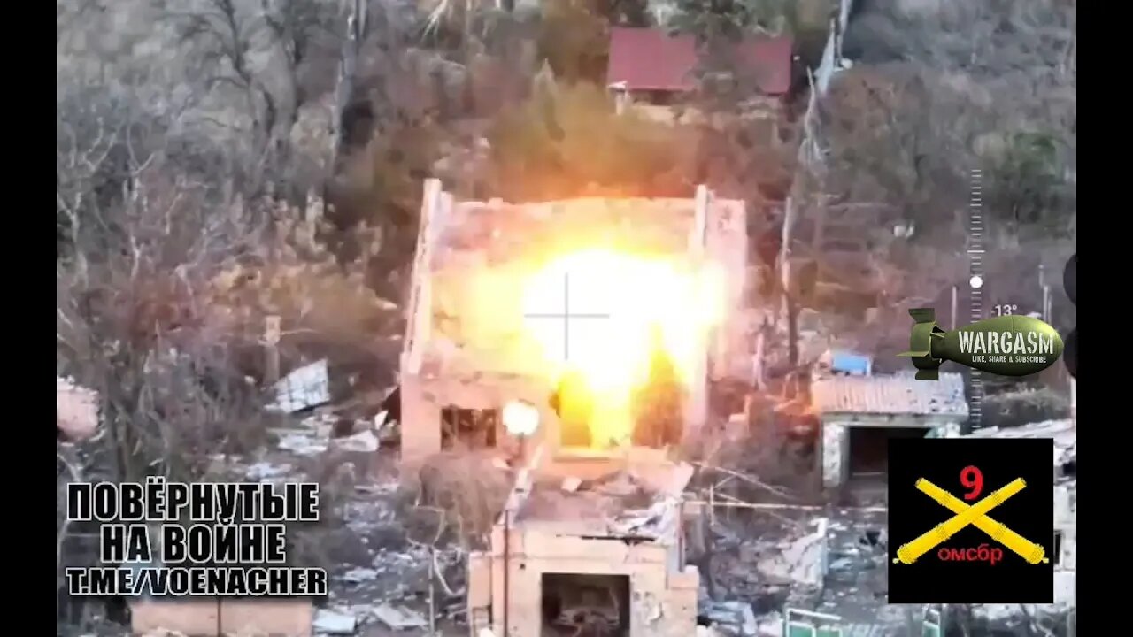 House roof collapses as FPV drone pays a visit