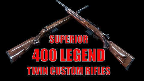 Twin Custom 400 LEGEND Hunting Rifles | Short range accurate POWER in a compact package!