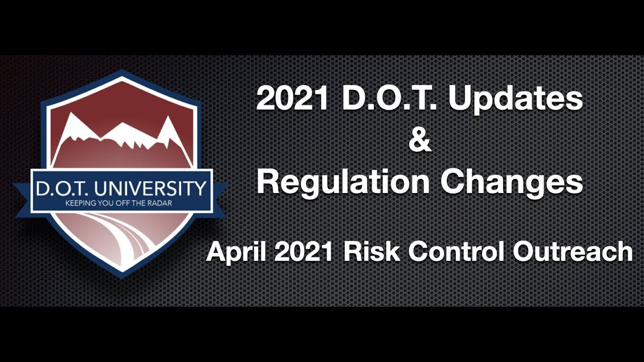 F&P - DOT Safety Outreach 4-15-2021 - FMCSA Clearing House, HOS Update, & DOT File Management