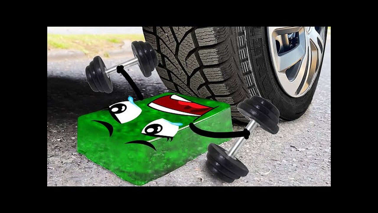 Experiment Car vs Jelly ,Toothpaste, Coca Cola | Fun with Learn |