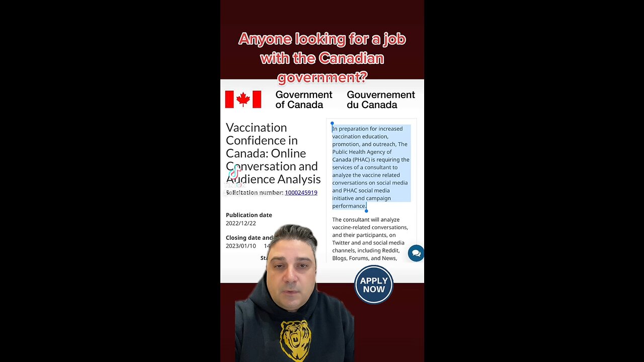 Apply for a job with the Canadian government!