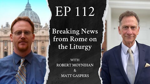 Breaking News from Rome on the Liturgy