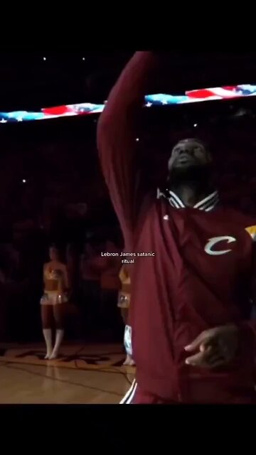 Lebron James. What is he doing?