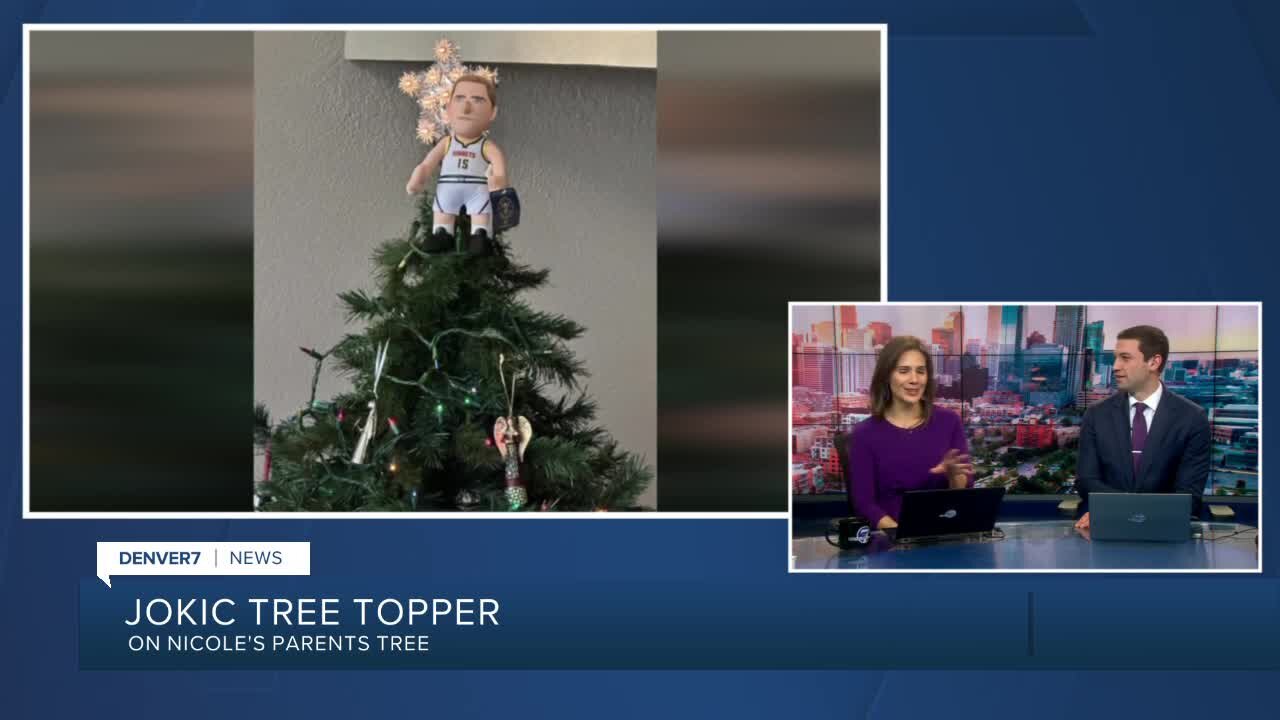 Nuggets win and Jokic tree topper