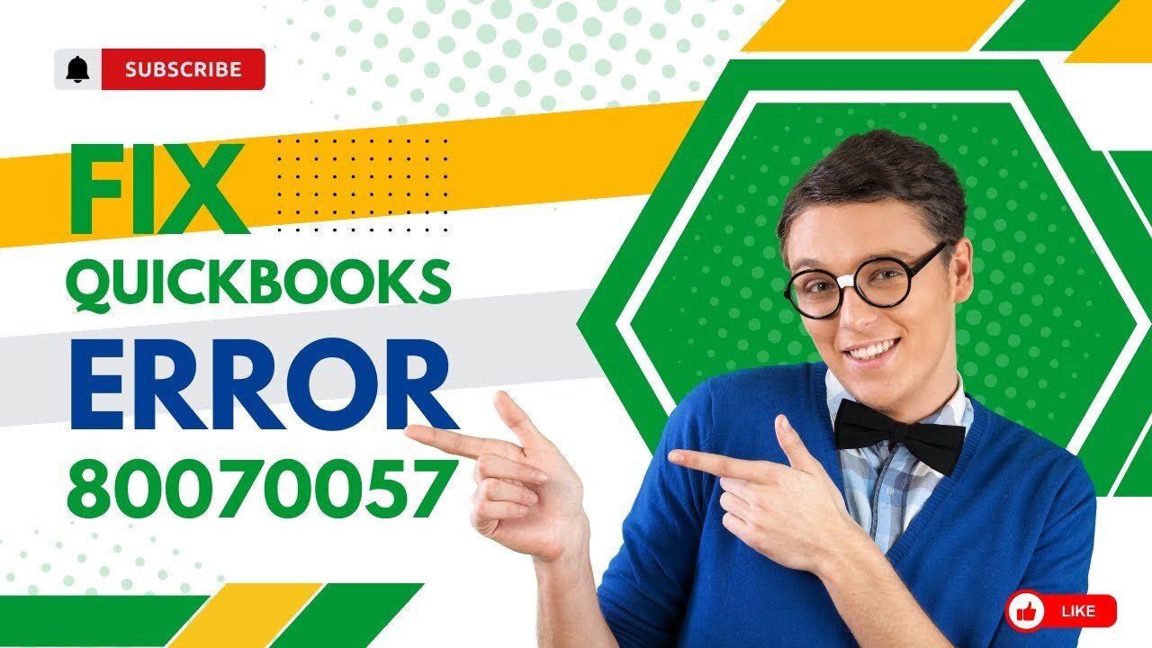 How to Fix QuickBooks Error 80070057 MWJ Consultancy