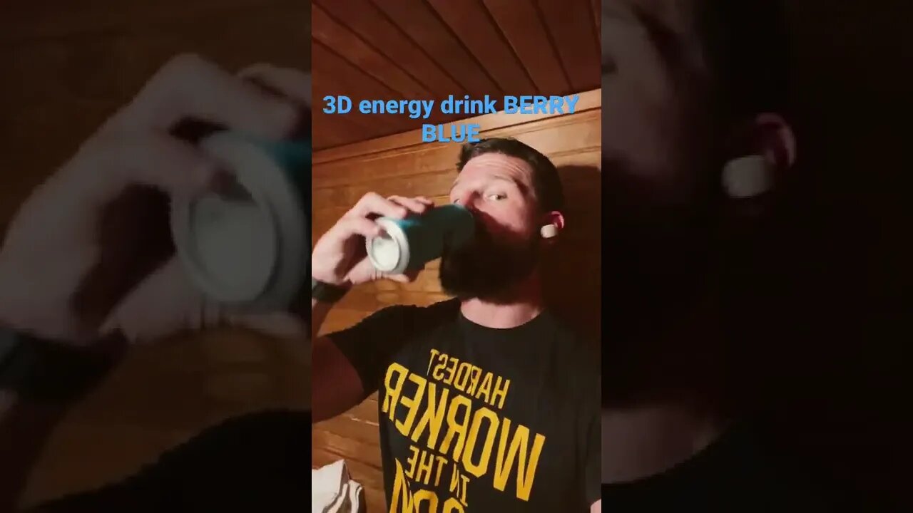 3D ENERGY DRINK BERRY BLUE REVIEW!!!!!