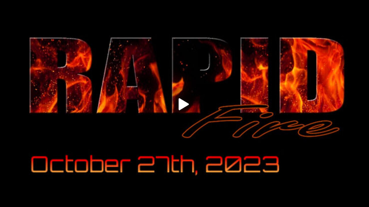 Rapid Fire - October 27th, 2023 -Phil Godlewski