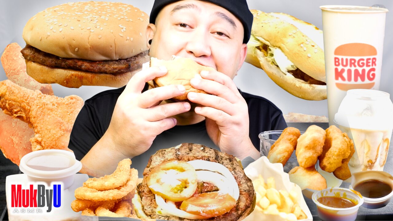 My 1st Burger King Mukbang (I Eat POV) | 3D ASMR 3POV Mukbang By You. Immersive Mukview