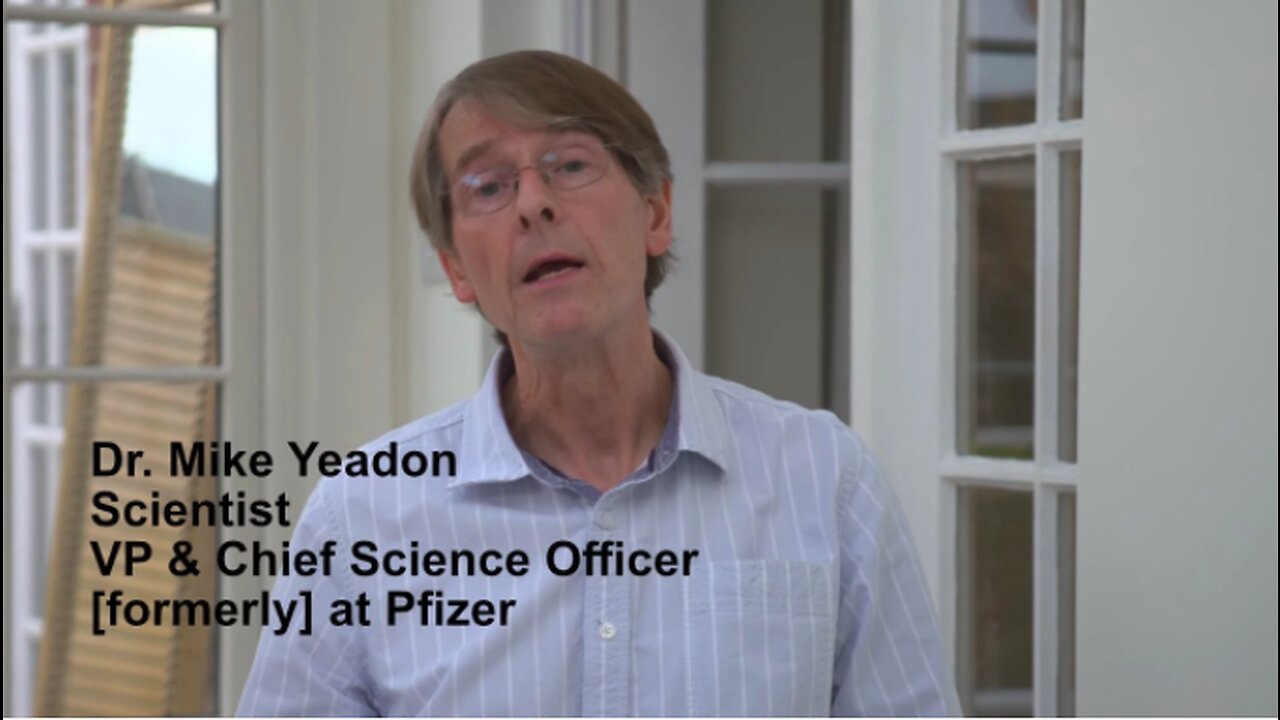 Dr. Michael Yeadon: When people tell you what they're going to do, don't ignore them!