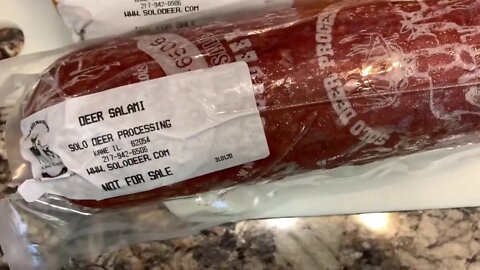 Deer salami