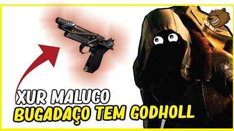 DESTINY 2 │ XUR BUGADO TEM PISTOLA GODHOLL PEGUE RÁPIDO!