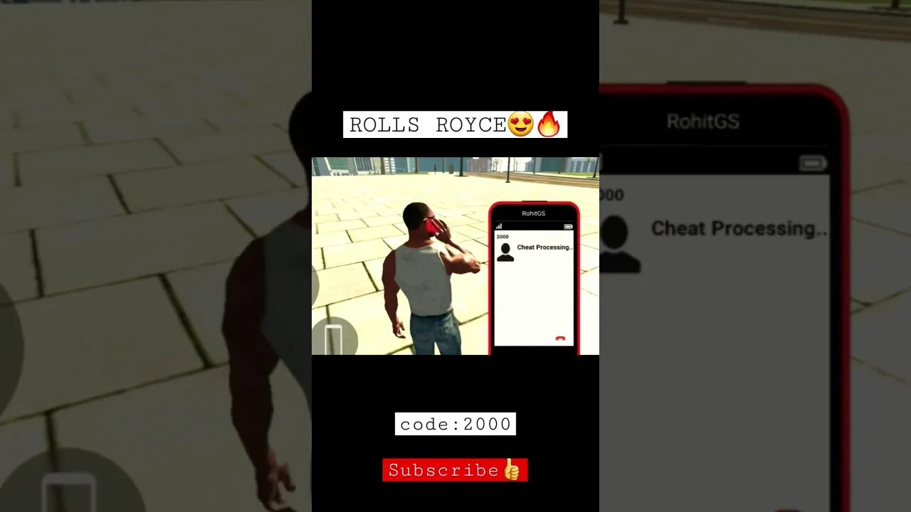 CAR CODE ROLLS-ROYCE🤒🥵 #indian Bike Simulator 3D #gameplay #viralvideo #shorts #car #trending