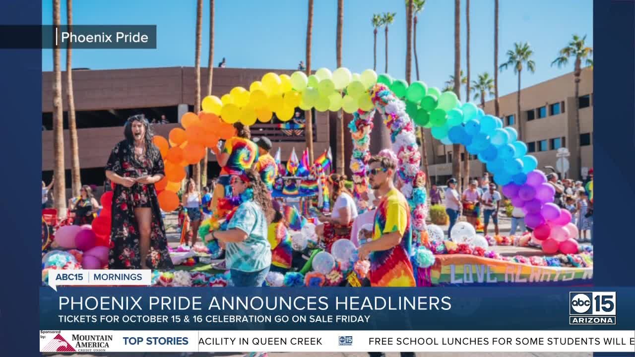 Phoenix Pride announces headliners