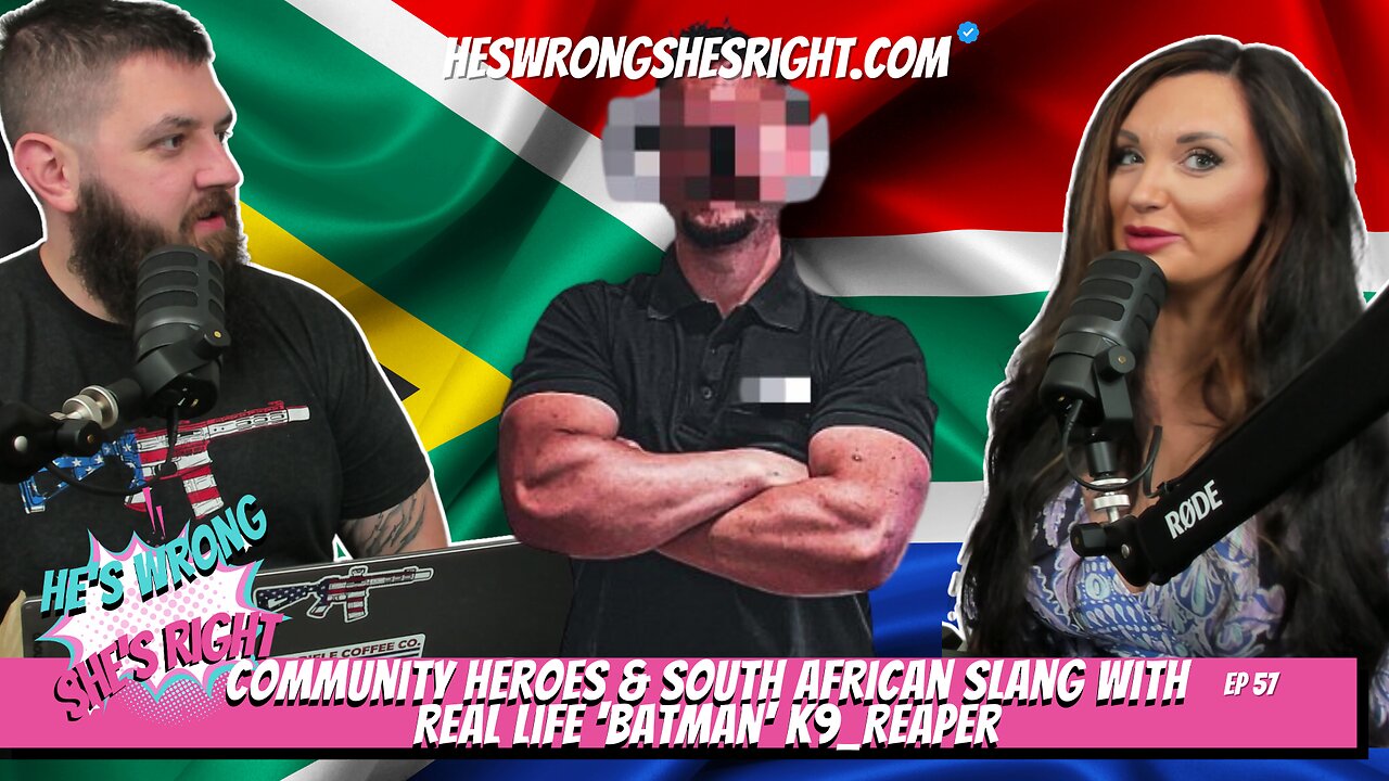 Community Heroes & South African Slang With Real Life 'Batman' K9_Reaper - HWSR Ep 57