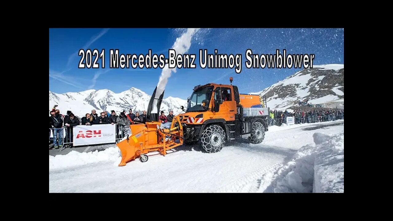 2021 Mercedes-Benz Unimog Snowblower