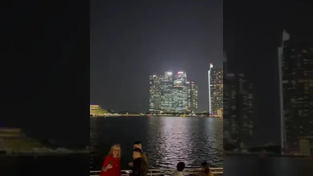 Incrivel vista da Marina Bay em Singapura! 🥰😱🙏#shorts #viajar #incrível #curiosidades