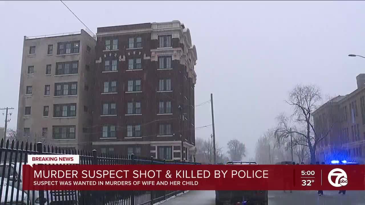 Murder suspect shot and killed by police