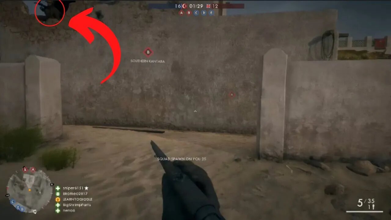 I Didn't See Him! Battlefield 1 Multiplayer Gameplay