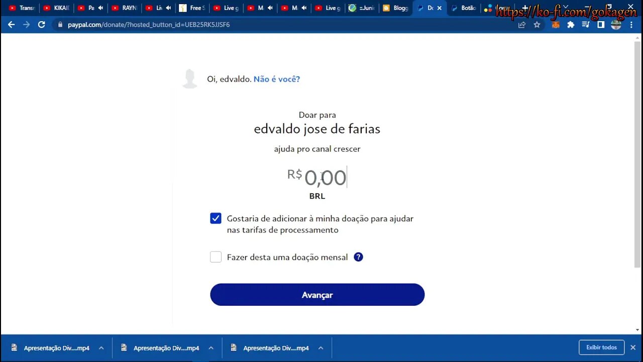 Transmissão ao vivo de Tempo final ajuda urgente pro canal faca doacoes