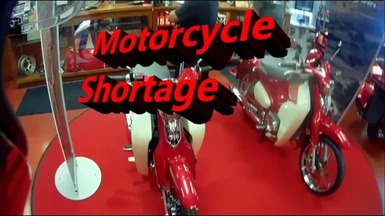 MOTOVLOG: Motorcycle shortage and a couple bad drivers