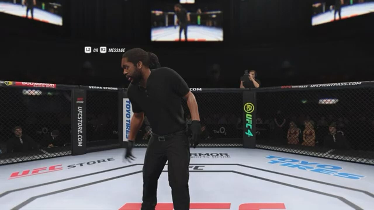 UFC 4 - WHITTAKER VS A TANKED CAF GAMEPLAY (NO COMMENTARY)