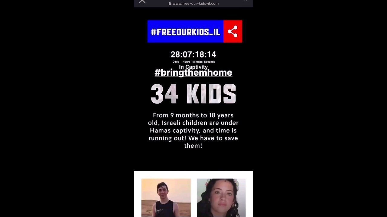 BRING THEM HOME NOW! 34 KIDS! From 9 months old to 18 years old.