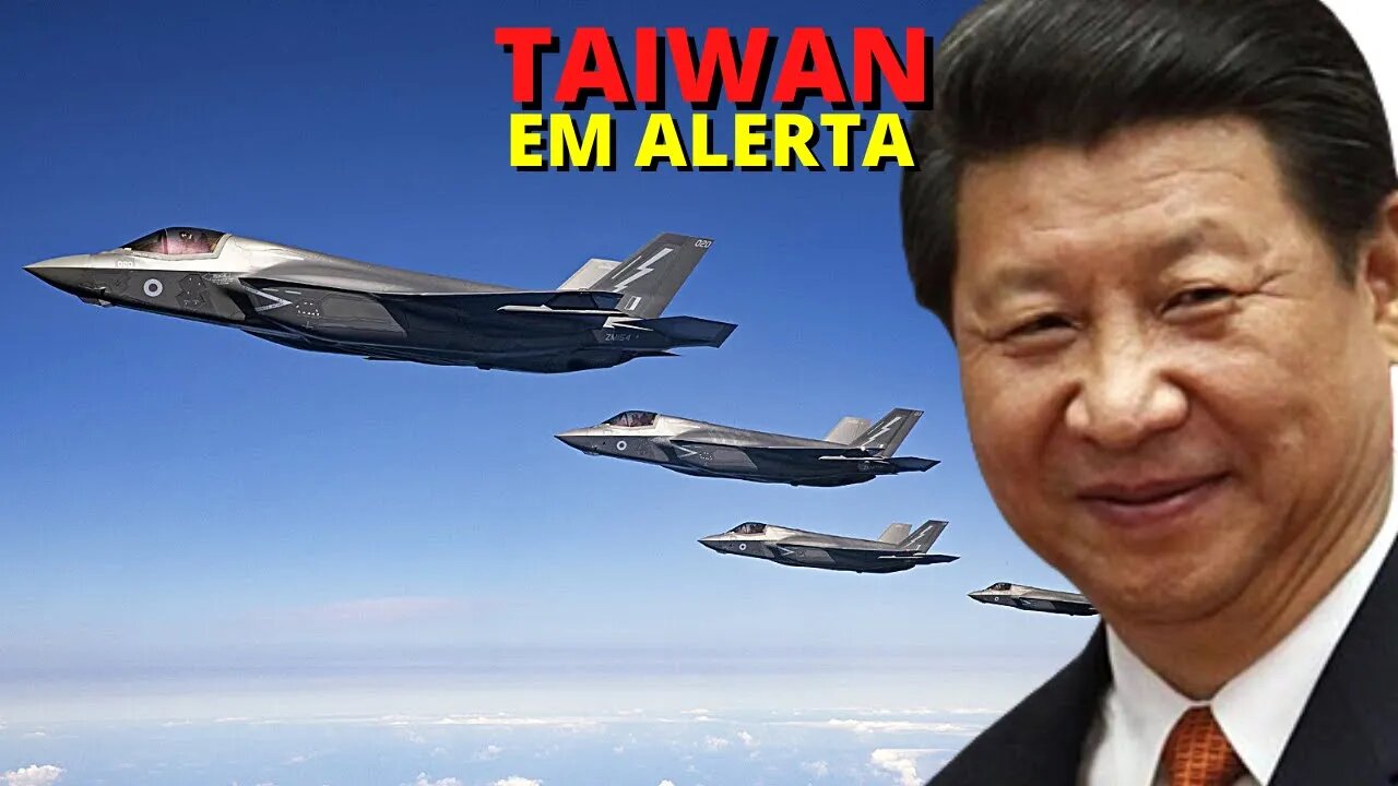 ALTA TENSÃO "China realiza exercícios militares próximos a Taiwan"