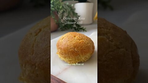 Carnivore keto dinner roll #recipe #carnivore #carnivorediet #keto #ketovore #animalbased #ketobread