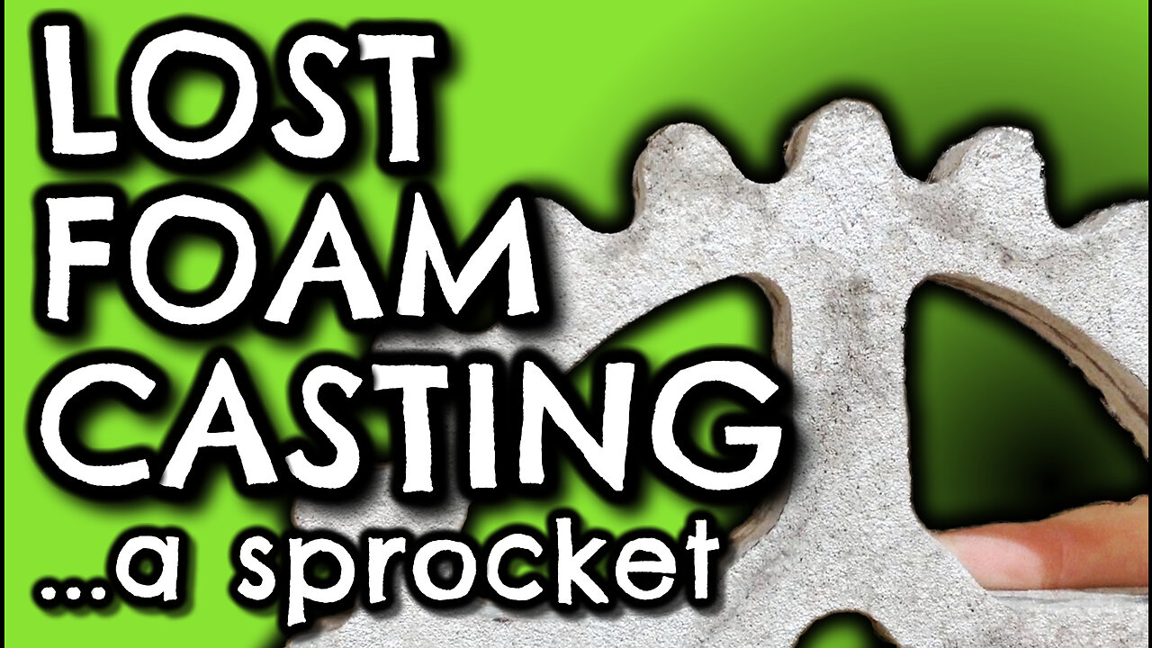 lost foam casting an aluminium GEAR or sprocket - by VOGMAN