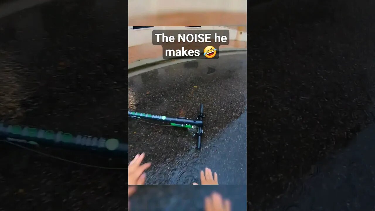I MADE him CRASH 🤣 #crash #adventure #vlog #scooter