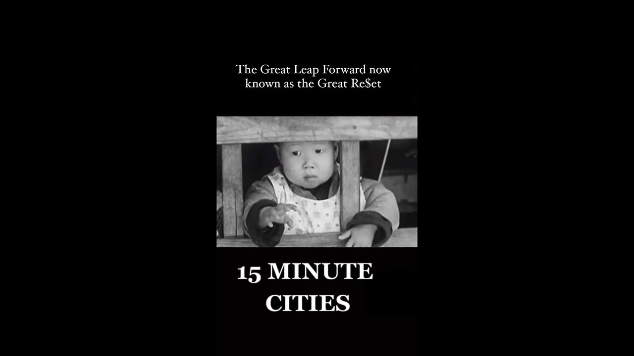 Did you know they actually attempted the "Great Reset" before❓ It was in China and it was known as the "Great Leap Forward"❗️