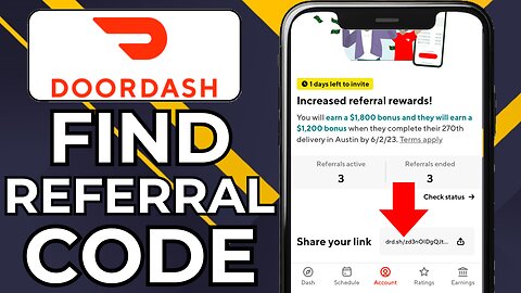 HOW TO FIND YOUR DOORDASH REFERRAL CODE