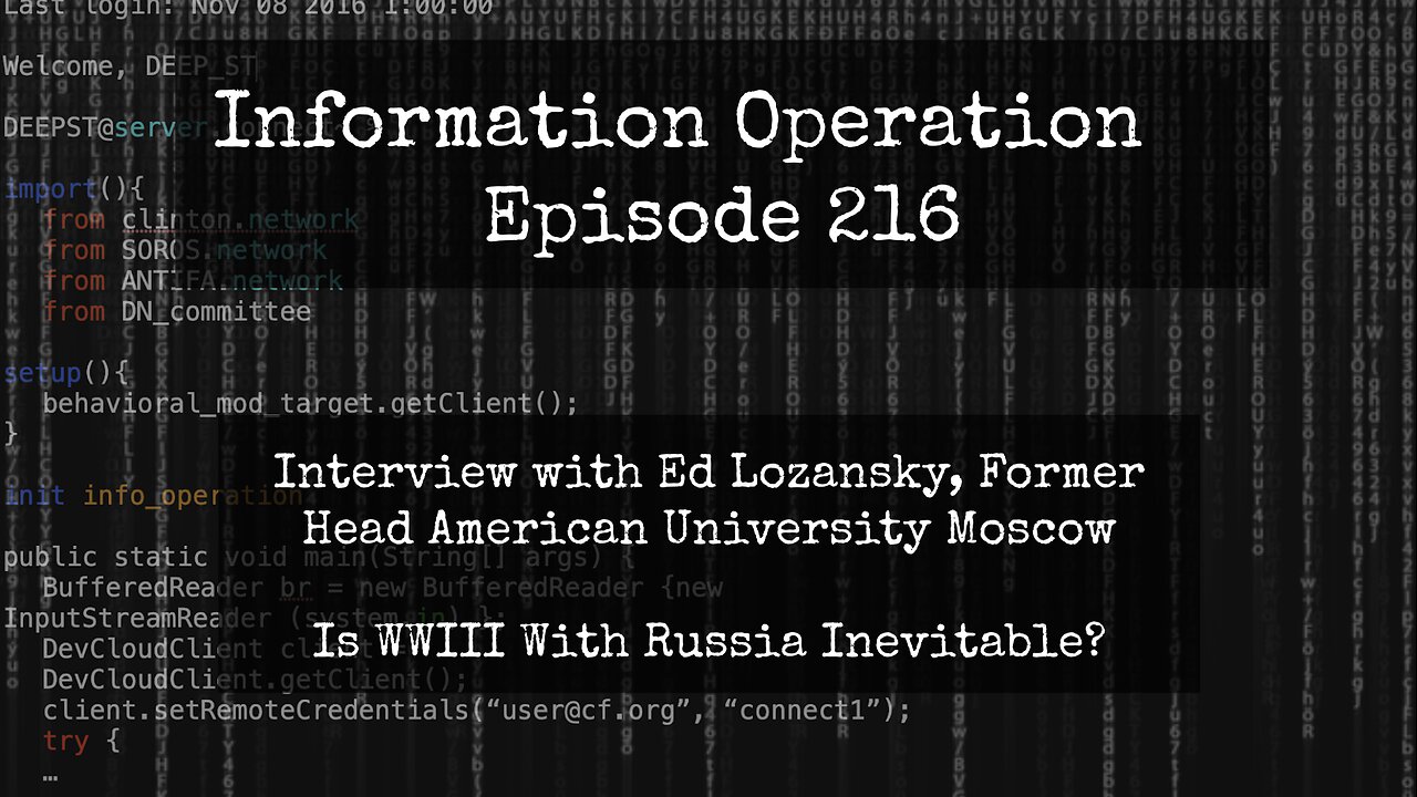 IO Episode 216 - Ed Lozansky - Is Nuclear War With Russia Imminent? 2/10/24