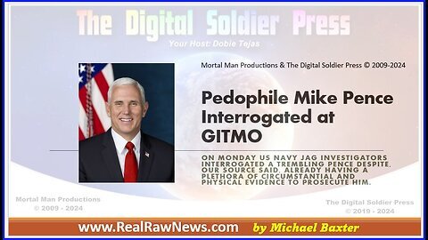 Pedophile Mike Pence Interrogated at GITMO