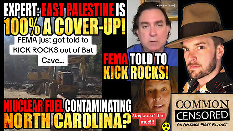 INSIDE JOB! Expert: East Palestine is 100% A Cover-Up, Nuclear Fuel Contaminating Battered North Carolina After Helene? FEMA Told To Kick Rocks! 