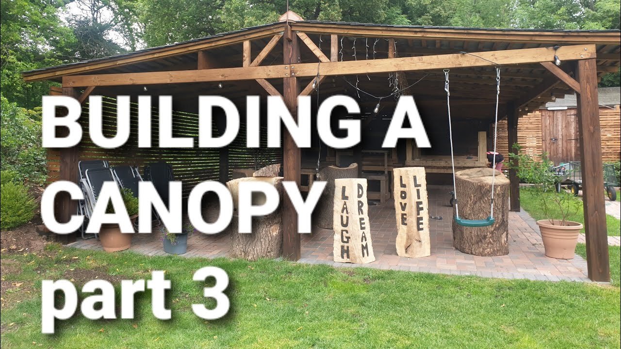 BUILDING A CANOPY PART 3/3 | DIY GARDEN WEDDING