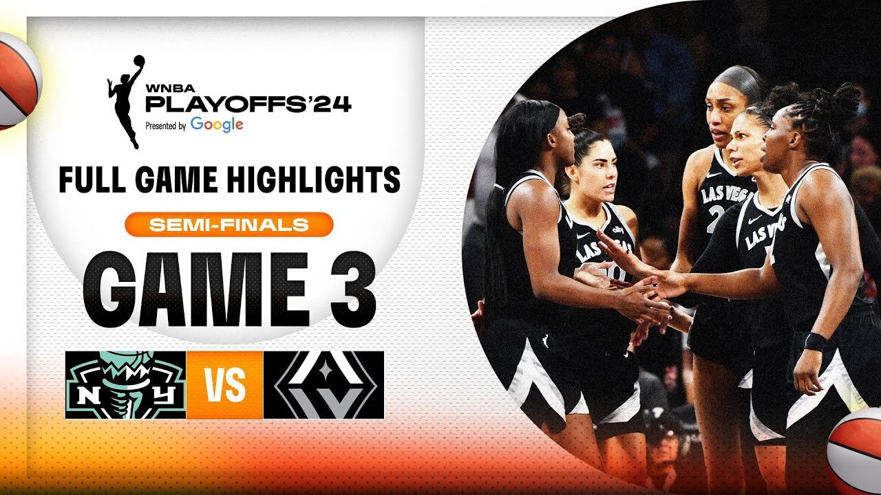 New York Liberty vs. Las Vegas Aces | FULL GAME HIGHLIGHTS