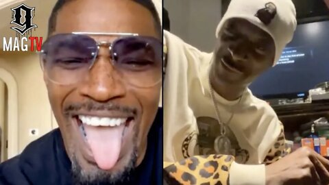 Jamie Foxx Asks Snoop Dogg The Ingredients To His Sticky Icky Icky! 😂