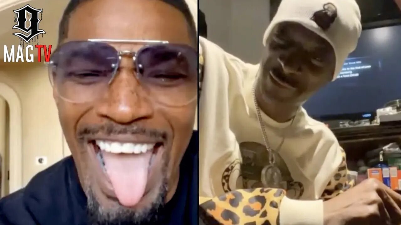 Jamie Foxx Asks Snoop Dogg The Ingredients To His Sticky Icky Icky! 😂
