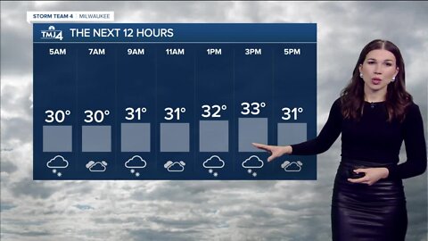 Southeast Wisconsin weather: Light snow showers and breezy Friday