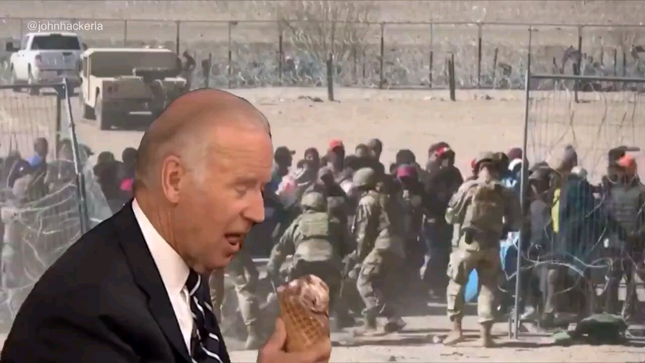 Bidens Border kind of looks like an invasion doesn't it be sure you thank a Democrat voter for this